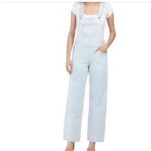Avec Les Filles | Light Wash Overalls Size 28